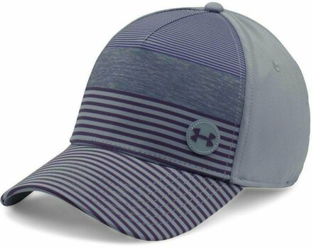 Καπέλο Under Armour Men's Golf Striped Out Cap Steel/Gooseberry Purple L/XL - 1