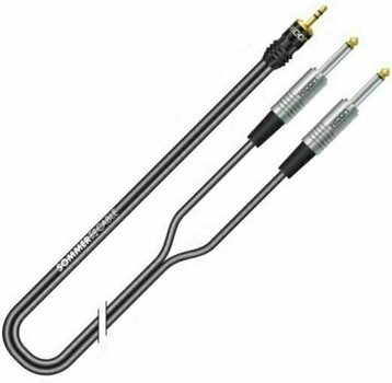 Audio Cable Sommer Cable SC Onyx ON1W 25 cm Audio Cable - 1