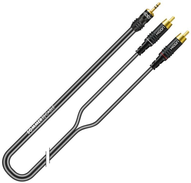 Audio kabel Sommer Cable SC Onyx ON2A 50 cm Audio kabel