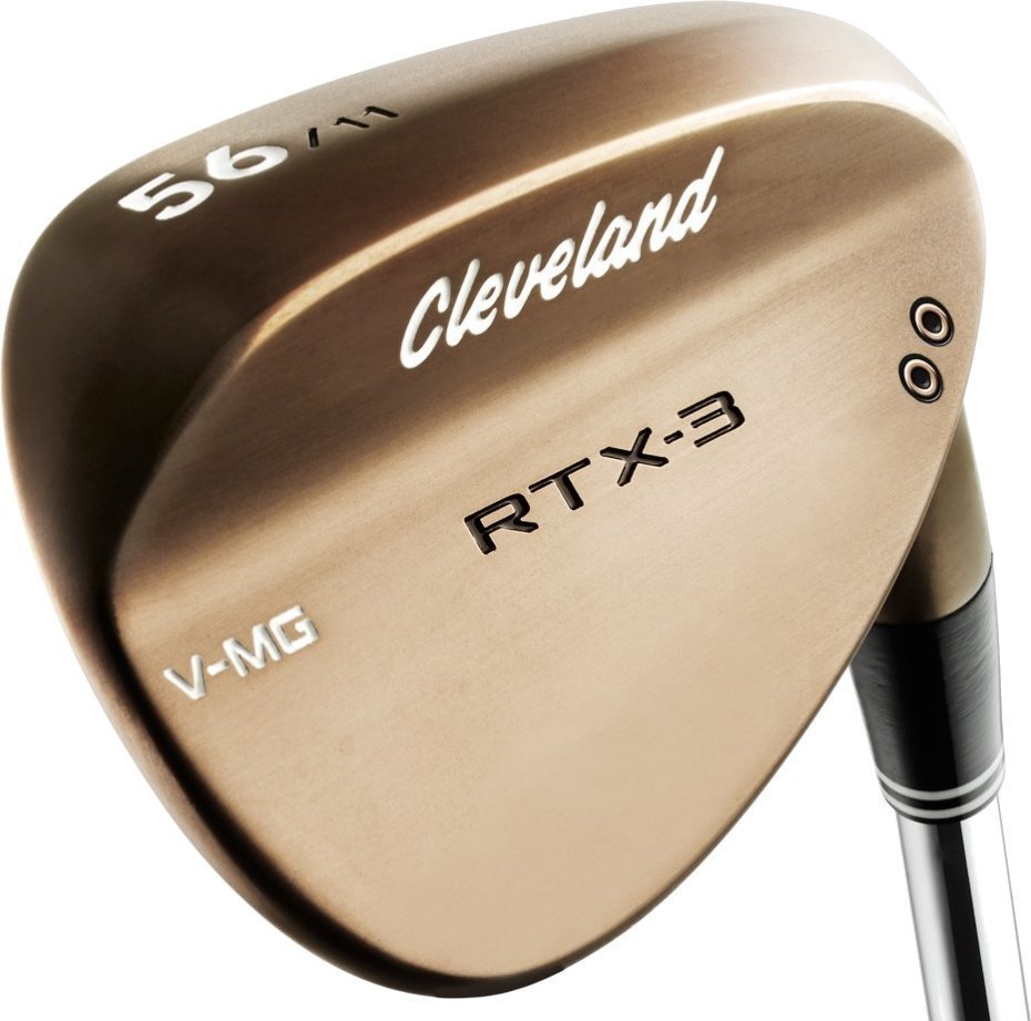 Golfschläger - Wedge Cleveland RTX-3 Raw Wedge Rechtshänder 48 Mid Grind SB Stahlschaft
