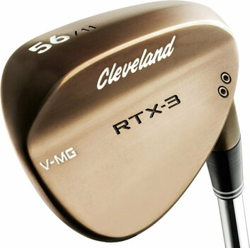 Palo de golf - Wedge Cleveland RTX-3 Raw Wedge Right Hand 54 Mid Grind SB Steel - 1