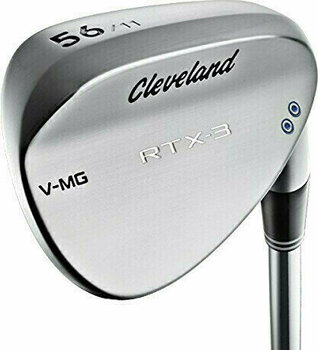 Golfkølle - Wedge Cleveland RTX-3 Tour Satin Wedge Left Hand 54 Mid Grind SB Steel - 1