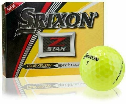 Нова топка за голф Srixon Z Star 5 Yellow 12 Balls - 1