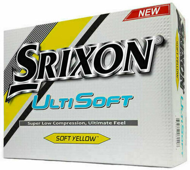 Golfbolde Srixon Ultisoft Yellow 12 Balls - 1