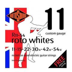 Elektrikitarri keeled Rotosound R11-54 Roto Whites