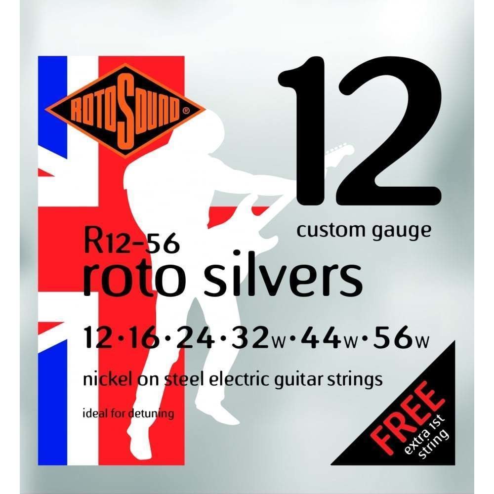Cordes pour guitares électriques Rotosound R12-56