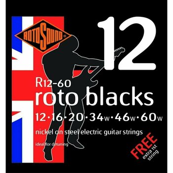 Cordes pour guitares électriques Rotosound R12-60 - 1