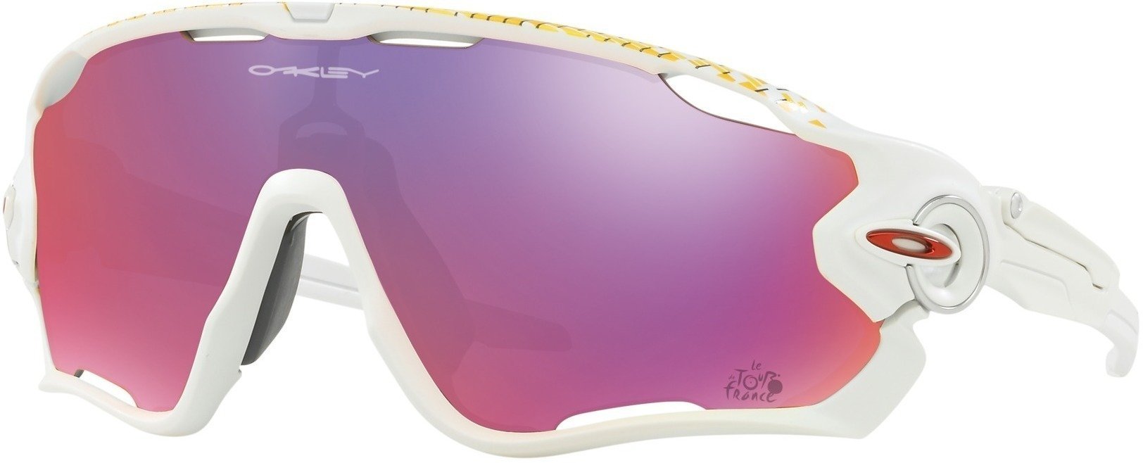 Kerékpáros szemüveg Oakley Jawbreaker Tour De France Prizm Road Matte White