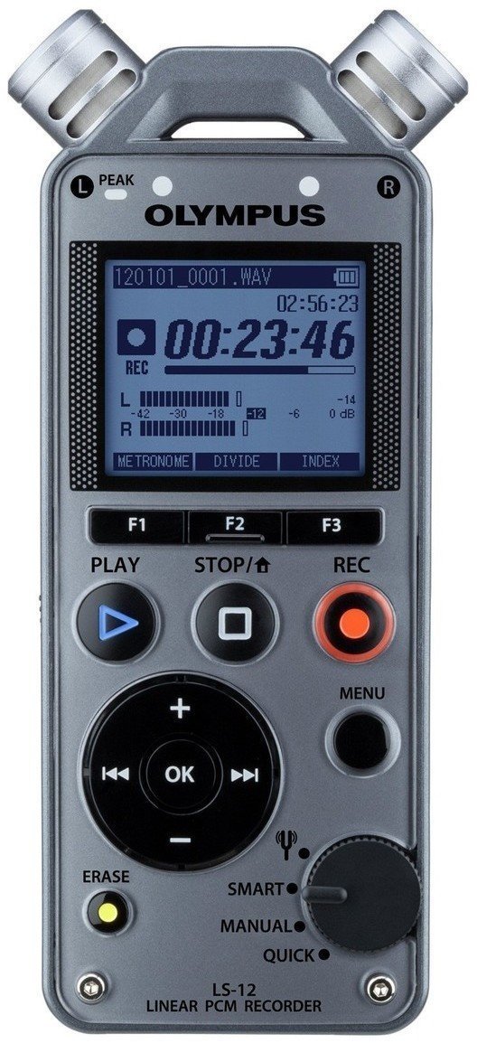 Enregistreur portable
 Olympus LS-12 Linear PCM Recorder