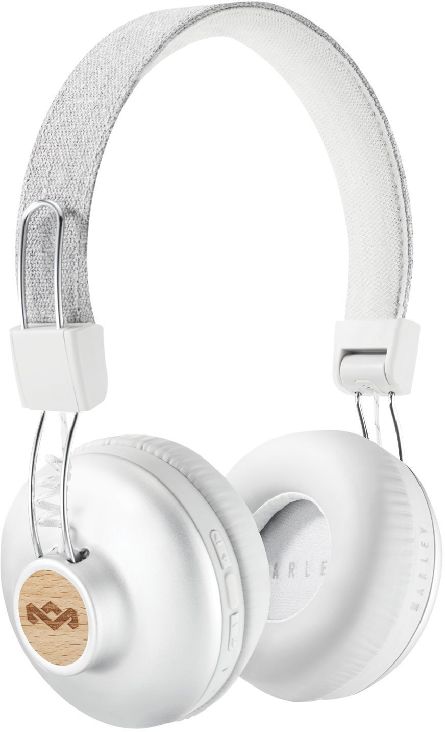 Słuchawki bezprzewodowe On-ear House of Marley Positive Vibration 2 Wireless Silver