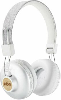 Bezdrátová sluchátka na uši House of Marley Positive Vibration 2 Wireless Stříbrná - 1