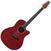 Electro-acoustic guitar Ovation Applause AB24II Mid Cutaway Ruby Red