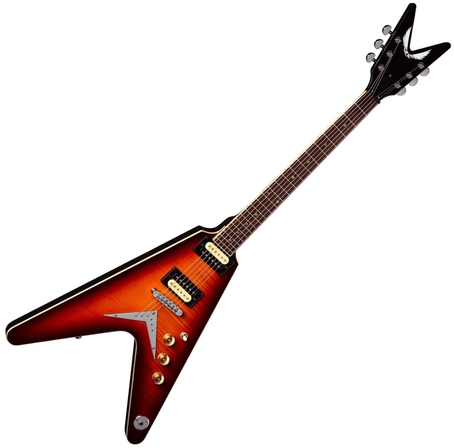 Elektrische gitaar Dean Guitars V 79 Classic Transparent Cherry Sunburst