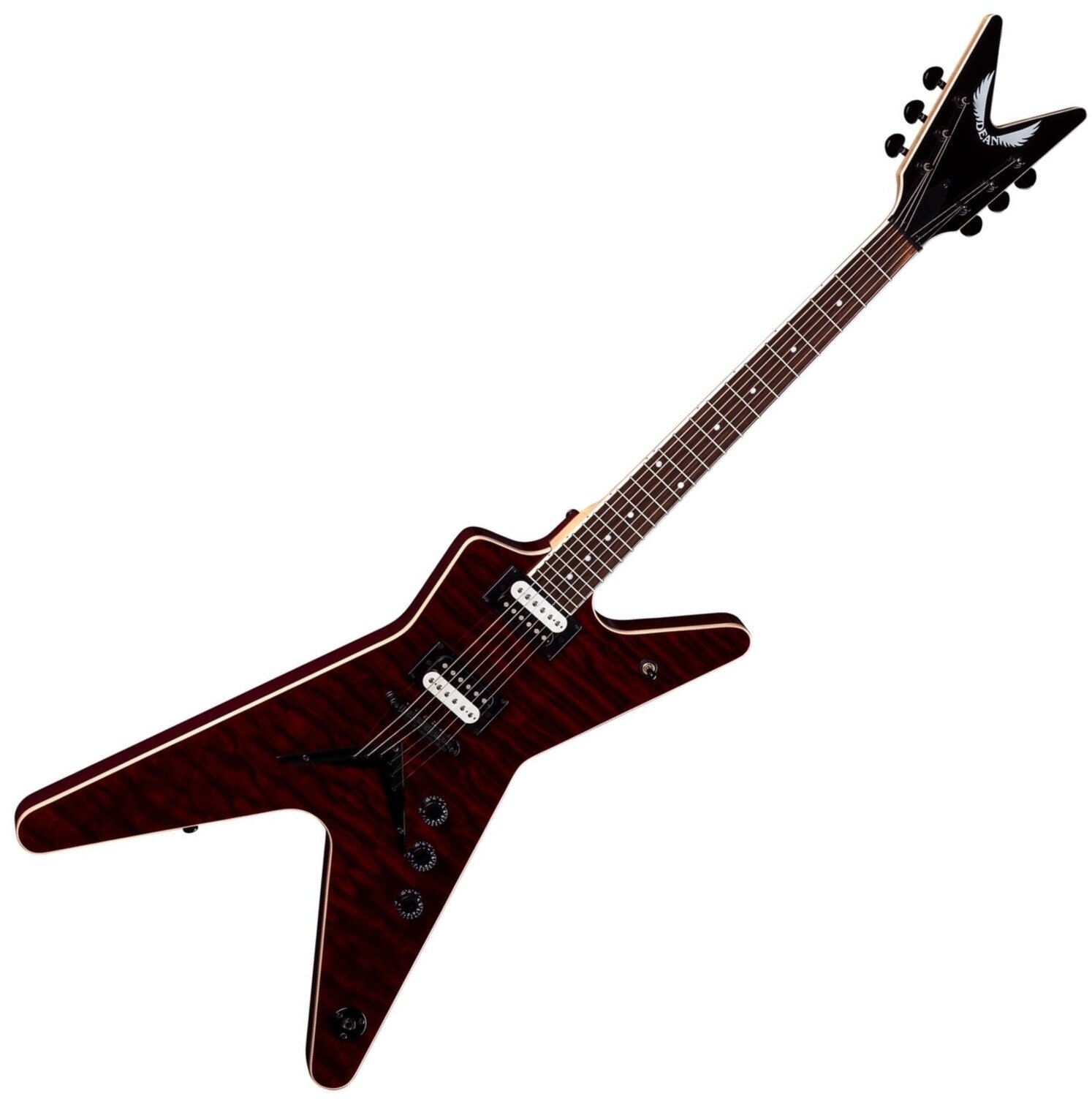 Electric guitar Dean Guitars MLX Quilt Maple Scary Cherry