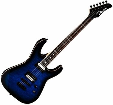 Guitare électrique Dean Guitars MDX Quilt Maple Trans Black Burst - 1
