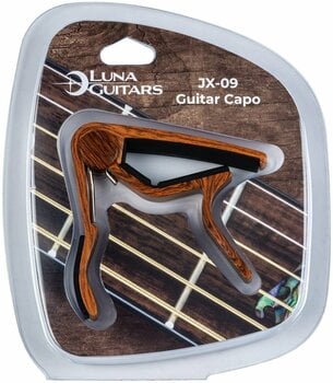 Kapodaster pre gitaru s kovovými strunami Luna G WD Wood - 1
