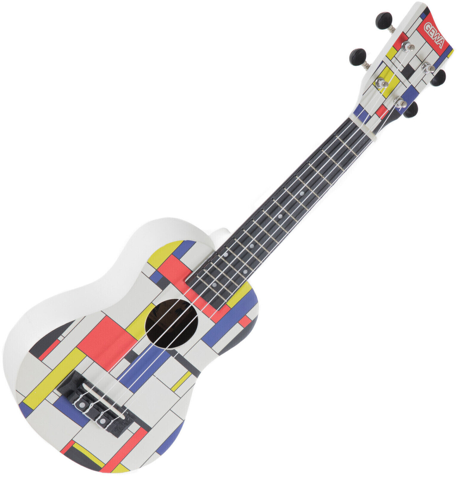 Sopránové ukulele GEWA Manoa Sopránové ukulele Square White 1