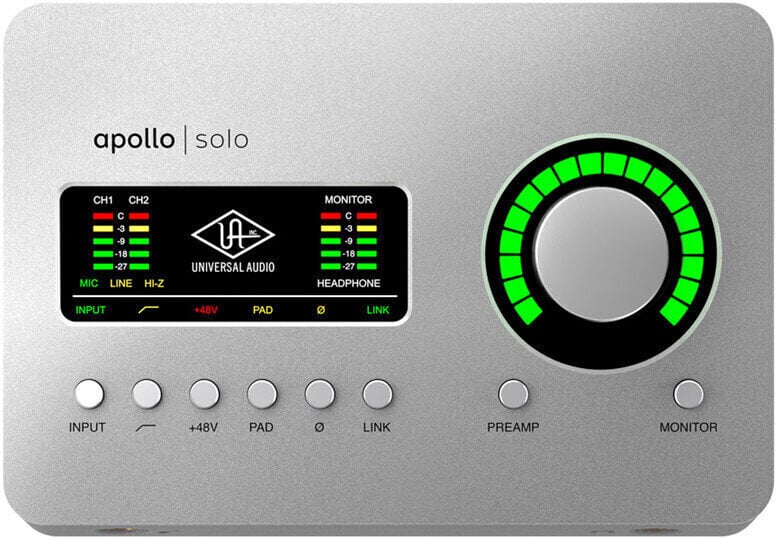 USB-audio-interface - geluidskaart Universal Audio Apollo Solo USB Heritage Edition
