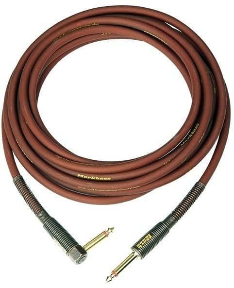 Instrument Cable Markbass Super Signal 3,3m J90J Brown 3,3 m Straight - Angled