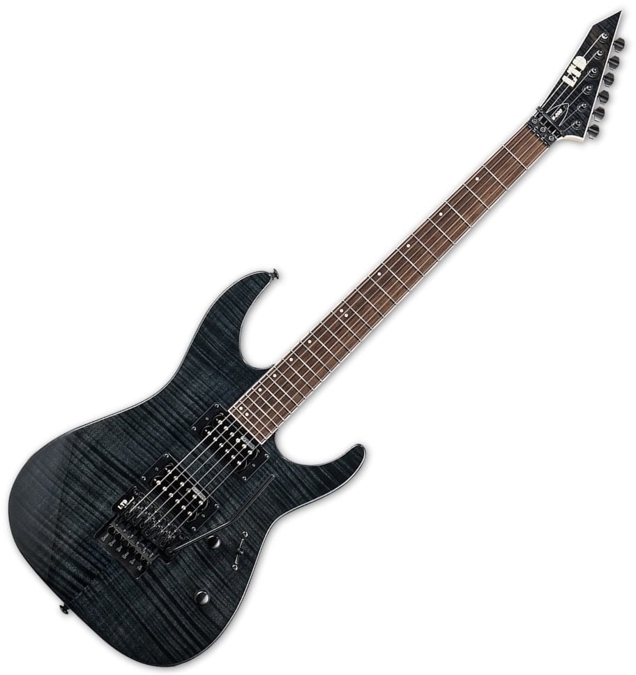 Elektrische gitaar ESP LTD M-200FM See Thru Black