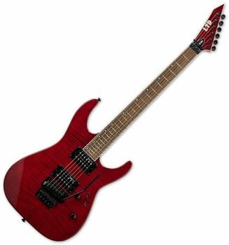 Elektrische gitaar ESP LTD M-200FM See Thru Red (Zo goed als nieuw) - 1