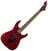 Elektrische gitaar ESP LTD M-200FM See Thru Red (Zo goed als nieuw)