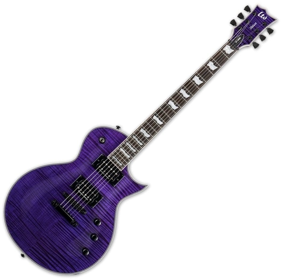 Electric guitar ESP LTD EC-1000FM See Thru Purple