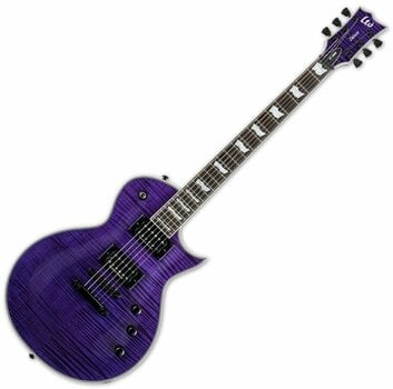 Electric guitar ESP LTD EC-1000FM See Thru Purple - 1