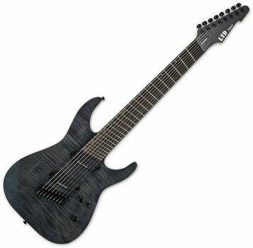 Guitarra elétrica multiescala ESP LTD M-1008MS See Thru Black Satin - 1