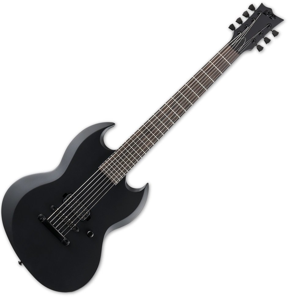 Elektromos gitár ESP LTD VIPER 7-BKM BLKS