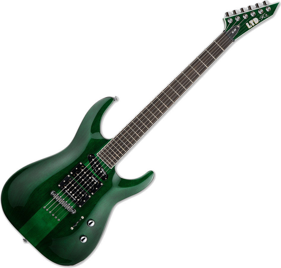 Електрическа китара ESP LTD SC-20 See Thru Green