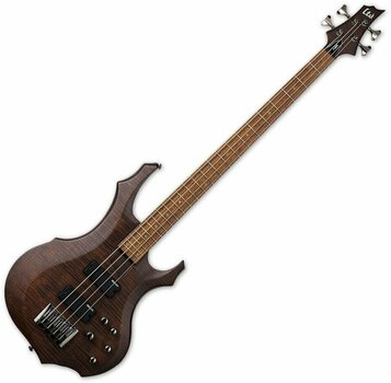4-string Bassguitar ESP LTD F-204FM Walnut Brown Satin - 1