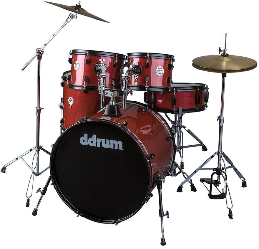 Akustik-Drumset DDRUM D2P Red Pinstripe
