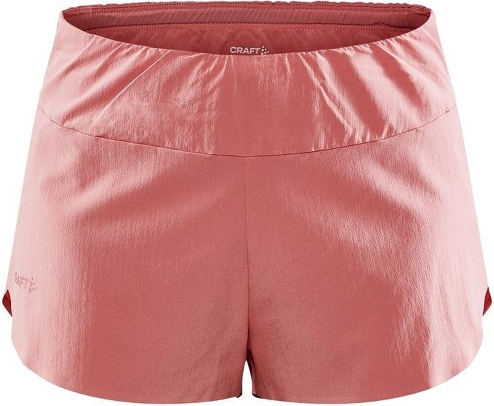 Hardloopshorts Craft PRO Hypervent Split Shorts Coral XS Hardloopshorts