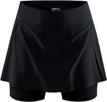 Pantalones cortos para correr Craft PRO Hypervent 2 in 1 Skirt Black XS Pantalones cortos para correr - 1