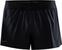 Laufshorts Craft PRO Hypervent Split Shorts Black 2XL Laufshorts
