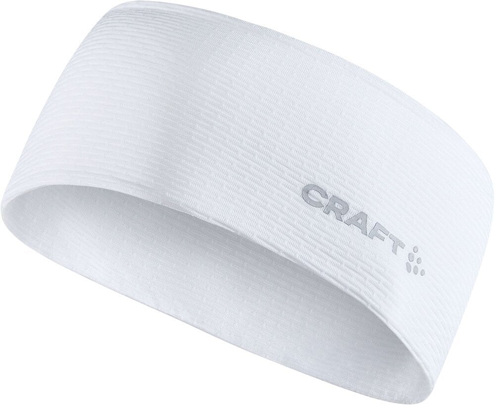 Лента за глава за бягане
 Craft Mesh Nano Weight Headband White UNI Лента за глава за бягане