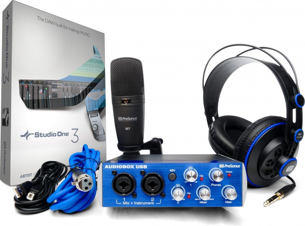 USB-audio-interface - geluidskaart Presonus AudioBox USB 96 Studio