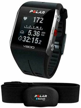 Smart hodinky Polar V800 HR Black - 1