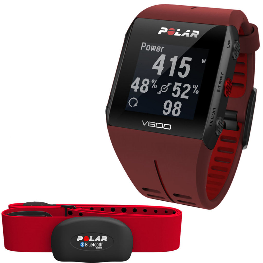 Smart hodinky Polar V800 HR Red