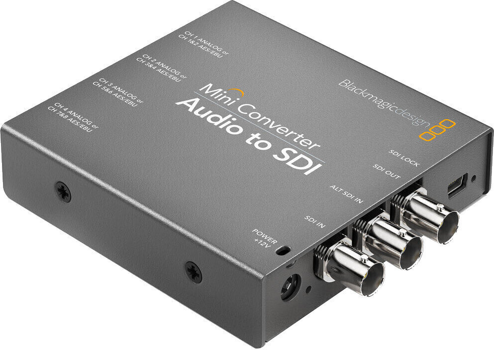 Videomuunnin Blackmagic Design Mini Converter Audio to SDI 2