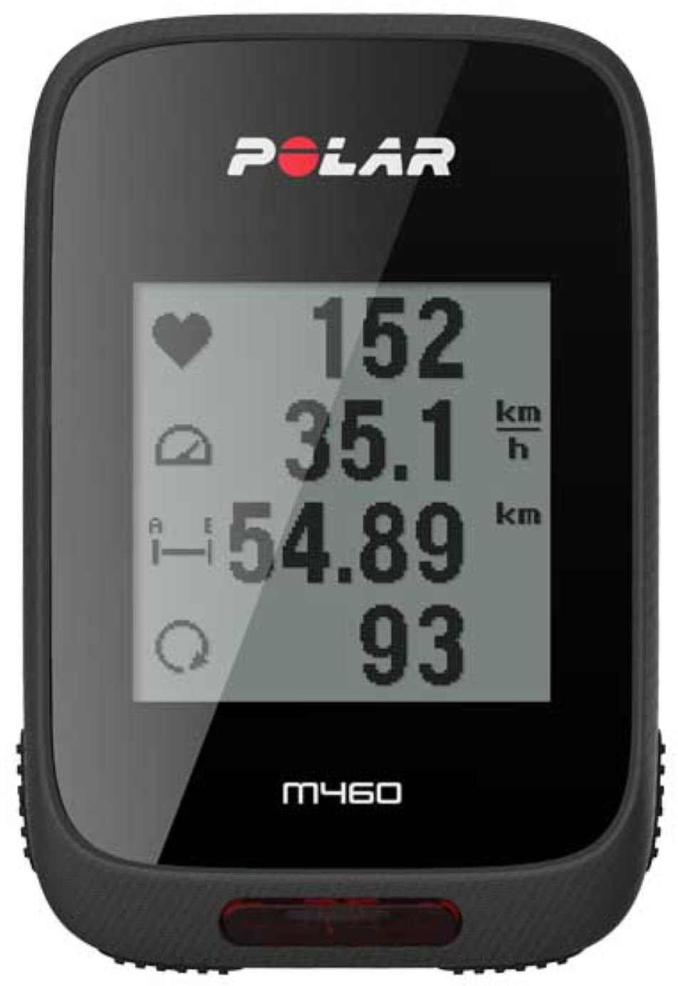 Cycling electronics Polar M460 with OH1
