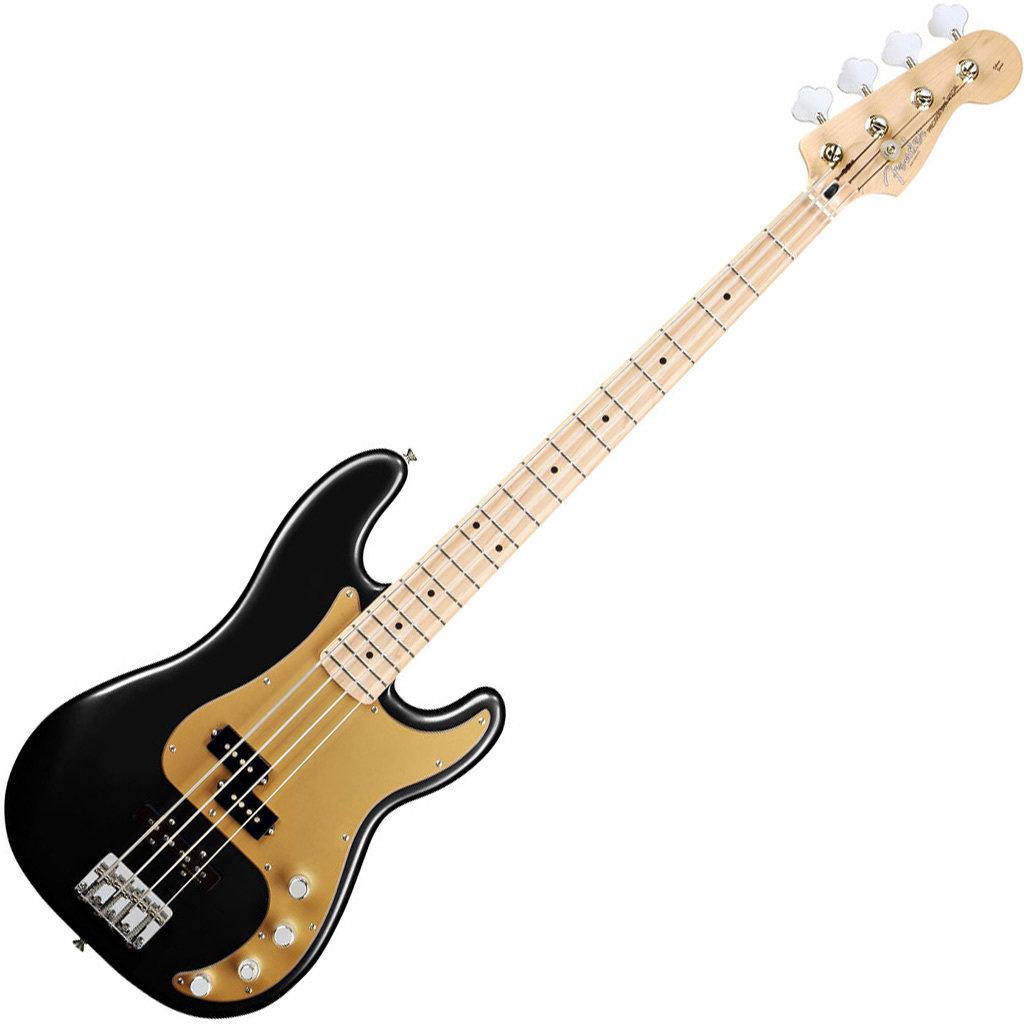 Elektrische basgitaar Fender Deluxe Active Precision Bass Special MN Black
