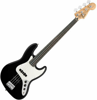 Elektrische basgitaar Fender Standard Jazz Bass Fretless Black - 1