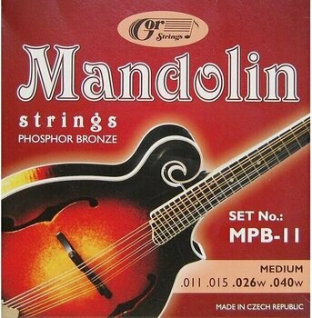 Cordes de mandolines Gorstrings MPB-11 - 1