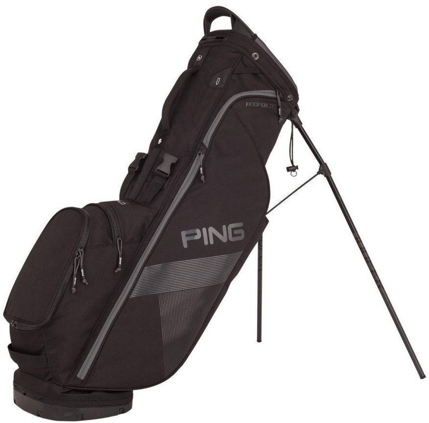 Чантa за голф Ping Hoofer 14 Black Stand Bag