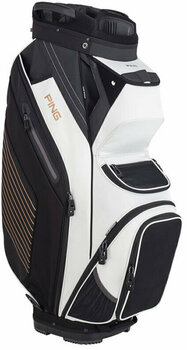 Golflaukku Ping Pioneer White/Black/Canyon Copper Cart Bag - 1
