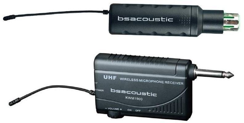 Wireless system for XLR microphone BS Acoustic KWM1900 TR