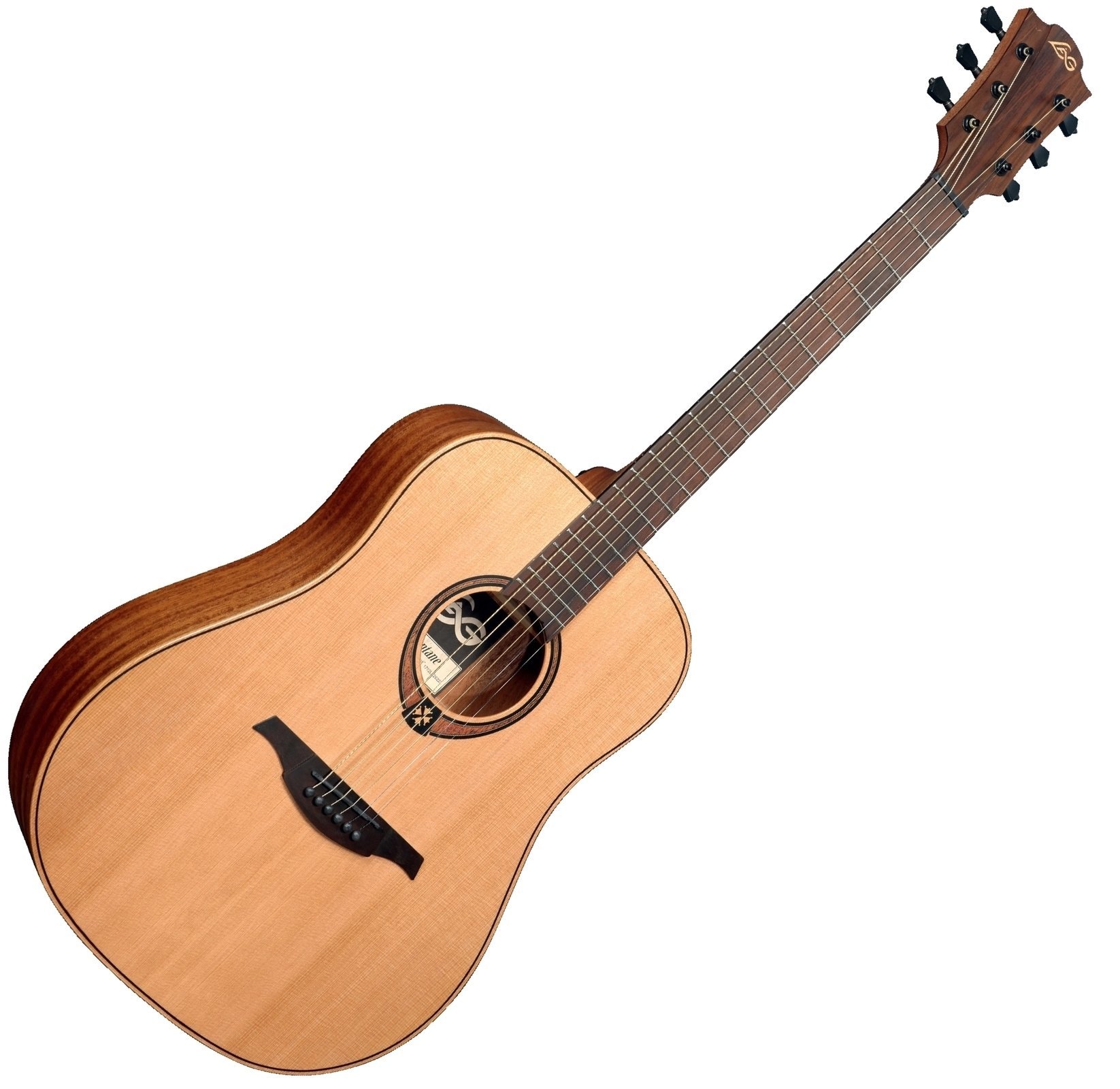 Guitarra dreadnought LAG T170D Natural Satin