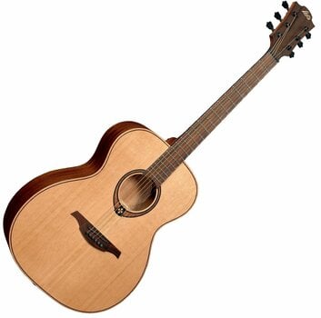 Jumbo akoestische gitaar LAG T170A Natural Satin - 1